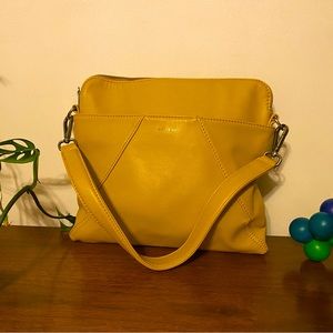 Matt & Nat - whilem bag - loom collection mustard yellow